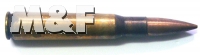 Schlüsselanhänger DEKO US Patrone .50 BMG (12,7 x 99mm NATO) mit Schluesselring