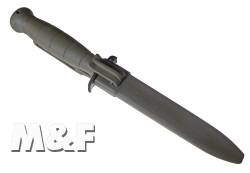 Oesterreichisches GLOCK Feldmesser (Kampfmesser) FM81 mit Sägerücken Battle Field Green (Oliv)