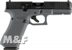 GLOCK 17 Gen5 Kaliber 9mm P.A.K. die von der Marke GLOCK lizensierte Schreckschusswaffe Tungsten Grey