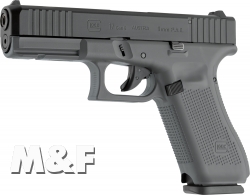 GLOCK 17 Gen5 Kaliber 9mm P.A.K. die von der Marke GLOCK lizensierte Schreckschusswaffe Tungsten Grey