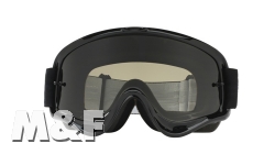 OAKLEY O Frame MX-Brille aus schwarzer matter Kohlefaser mit dunkelgrauer Scheibe