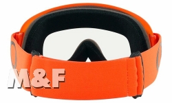 OAKLEY O Frame MX-Brille Moto-Orange mit klarer Scheibe