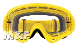 OAKLEY O Frame MX-Schutzbrille Moto-Gelb mit klarer Scheibe