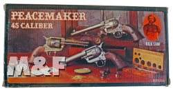 Peacemaker .45 Caliber schwarz Holzgriffschalen mit GÖDE Zertifikat #A 0504 Hersteller DENIX