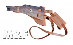 REPRO Marine Luger P04 Set mit Holster Putzstock Magazintasche Anschlagschaft und Beriemung